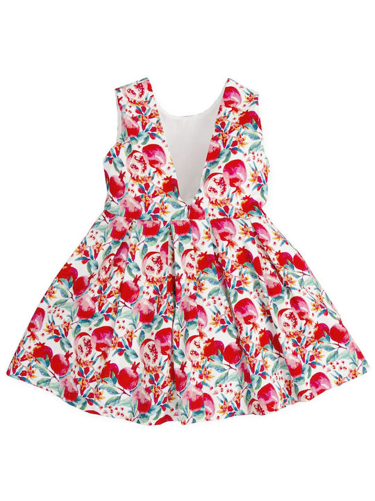 Children's dress Tutto Piccolo 3237SS22R00 RED