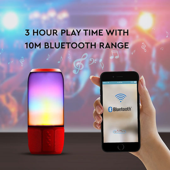 Boxă Bluetooth 6W cu Durată de Baterie până la 3 ore Roșu 8571