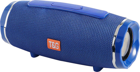 T&G Bluetooth Speaker 10W with Radio and Battery Life up to 3 hours Blue