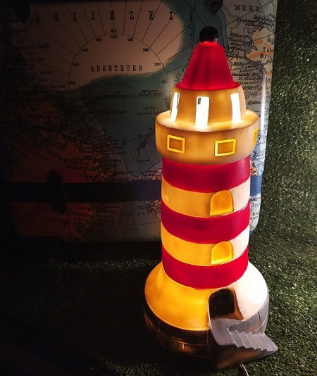 Egmont Lumini LED Lampă decorativă pentru copii Far Roșu