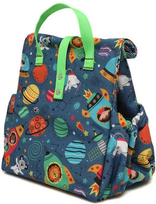 Kids Insulated Lunch Handbag Galaxy Buddies 5lt Multicolour 21x16x24cm