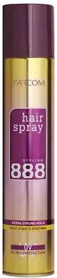 Farcom Hair Spray 888 Extra Strong Hold 400ml