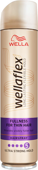 Wella Wellaflex Пълнота за Тънка Коса Лак за Много Силно Задържане 250ml