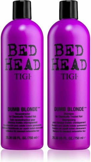 Tigi Bed Head Therapy For Blondes Seturi Pentru Par Tratamente Pentru Păr Cu Keratină Pentru Păr Vopsit Cu Șampon Și Balsam 2 Bucăți