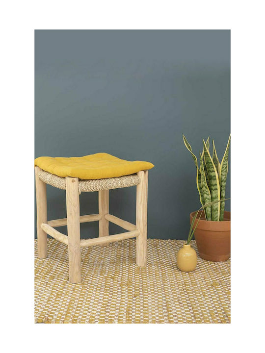 Calma House Μαξιλάρι Καρέκλας Κήπου Gavema Mustard 40x40εκ.