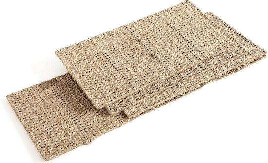La Redoute Interieurs Μπαούλο Αποθήκευσης Εξωτερικού Χώρου Bamboo Μπεζ Μ40xΠ75xΥ40εκ.