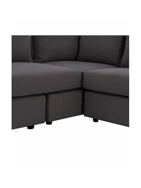 Monza Ecke Sofa mit Rechte Ecke Grau 265x195x98cm