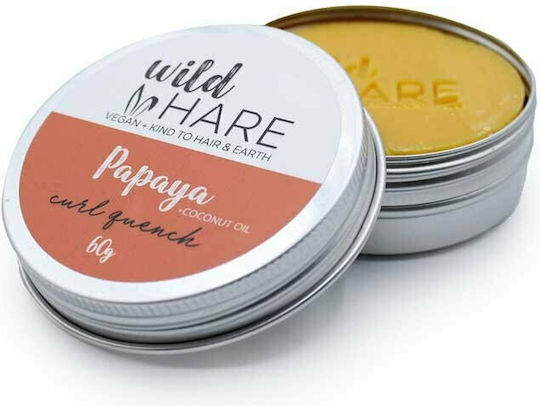 Ancient Wisdom Ppaya Wild Hare Curl Guench Solid Шампоан Изглаждане за Къдрави Коси 60гр