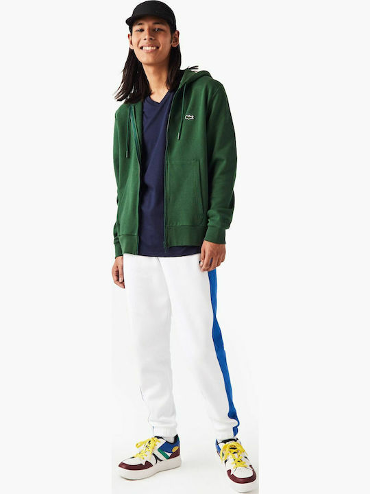 Green Hoodie Cardigan