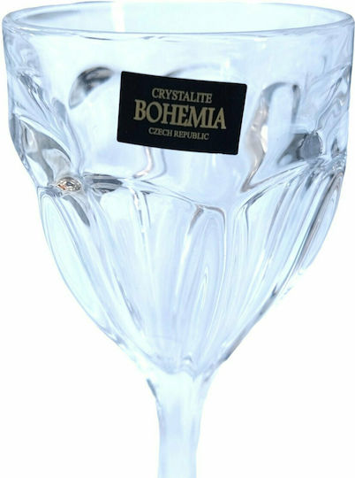 Bohemia Ποτήρια Κρασιού για Γάμο από Κρύσταλλο 6τμχ Bohemia Ποτήρια Κρασιού για Γάμο από Κρύσταλλο 6τμχ