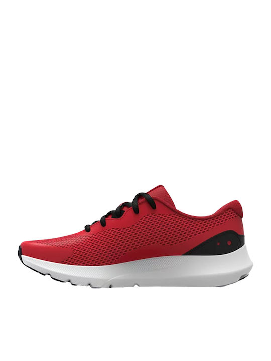 Surge 3 Αθλητικά Παιδικά Παπούτσια Running με Κορδόνια Κόκκινα