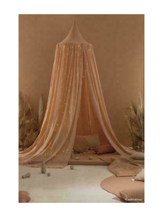 Nobodinoz Cotton Baby Room Mosquito Net Vera 250cm Orange NB920324