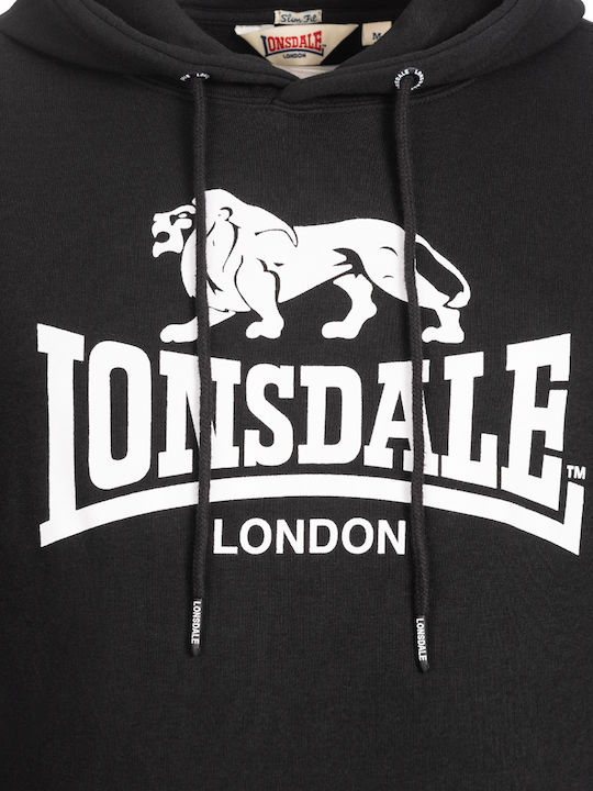 Lonsdale Fremington Black with Hood