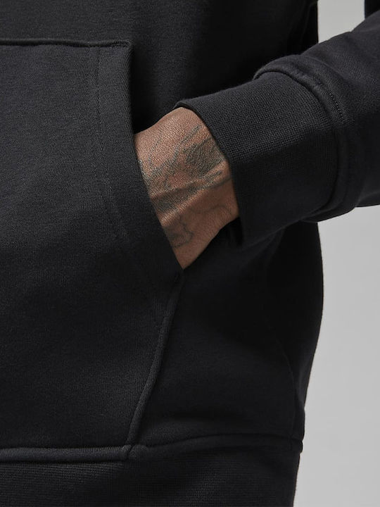 Essentials Black Hoodie Cardigan