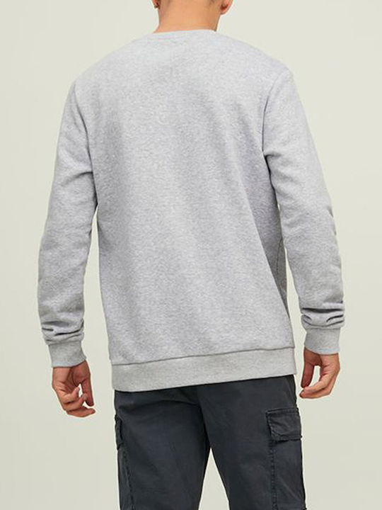 Jack & Jones Men's Sweatshirt Light Grey Melange