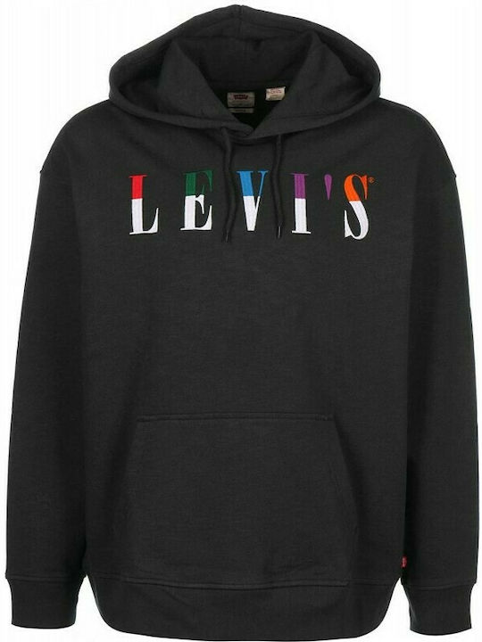 Levi's Sweatshirt with Hood Black