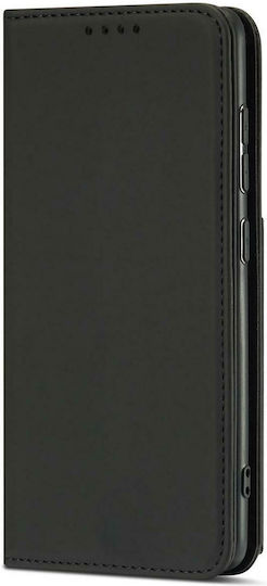 Hurtel Magnet Card Wallet Δερματίνης Μαύρο (Galaxy A12)