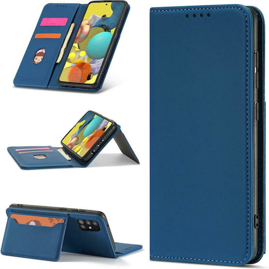 Hurtel Magnet Card Wallet Δερματίνης Μπλε (Redmi Note 11 Pro)