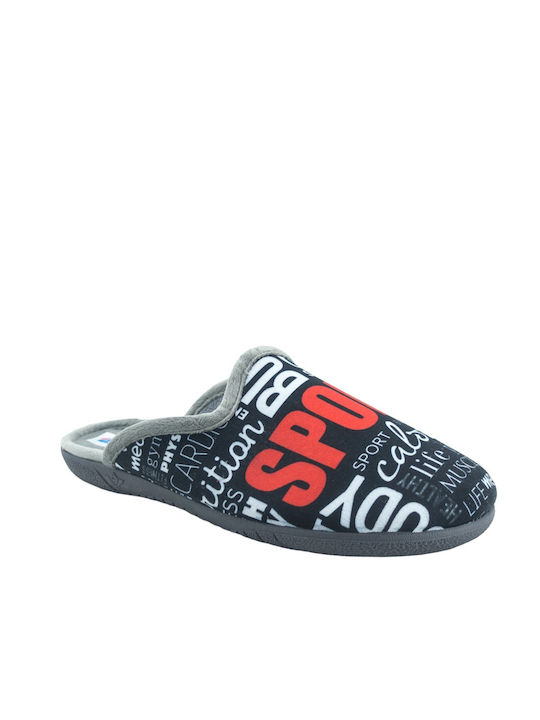 Dicas Men's Slipper Gray