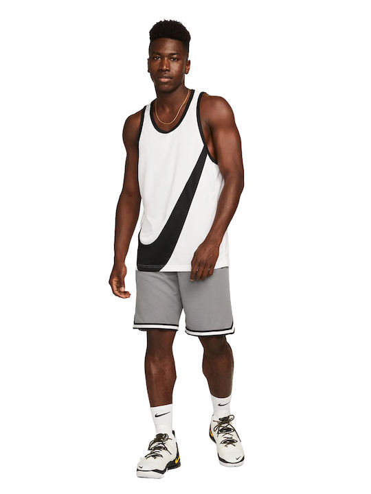 Dri-FIT Crossover Dri-Fit Sportliches Kurzarmbluse Weiß