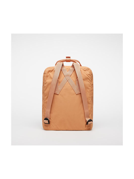 Fjallraven Kanken Fabric Backpack Waterproof Peach Sand 16lt