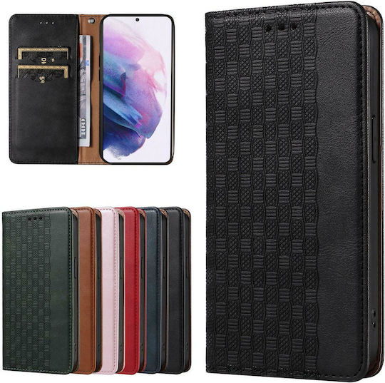 Hurtel Magnet Wallet Synthetic Leather Black (Galaxy S22 Ultra)