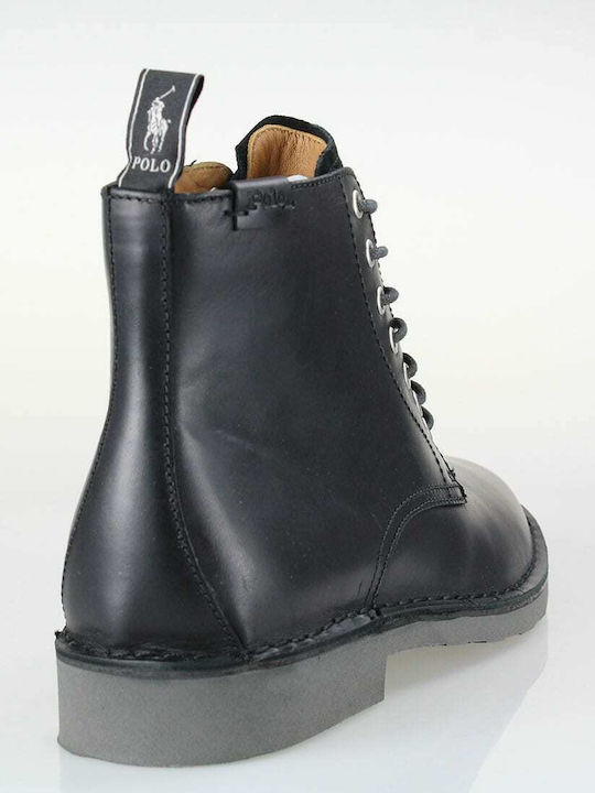 Talan Leather Black Men's Boots