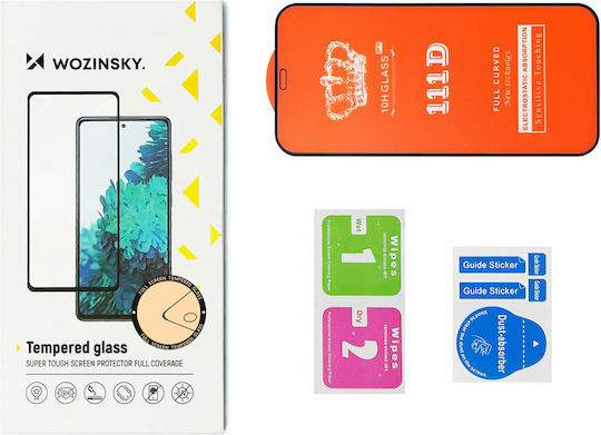 Wozinsky Super Tough Case Friendly Full Glue Full Face Tempered Glass Black (Realme 9 / 9 Pro+)