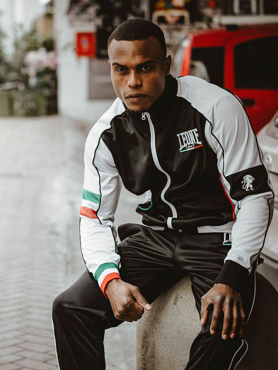 Tracksuit Glossy with Elastic Black