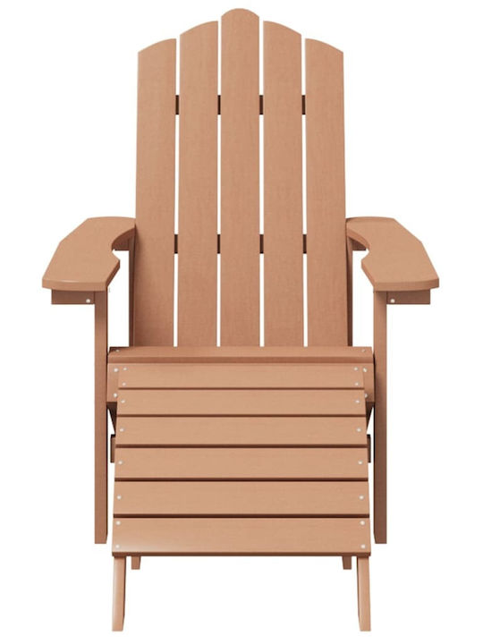 Living Room Set for Small Outdoor Spaces 3 Pieces Brown