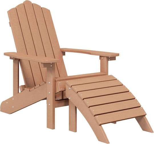 Living Room Set for Small Outdoor Spaces 3 Pieces Brown