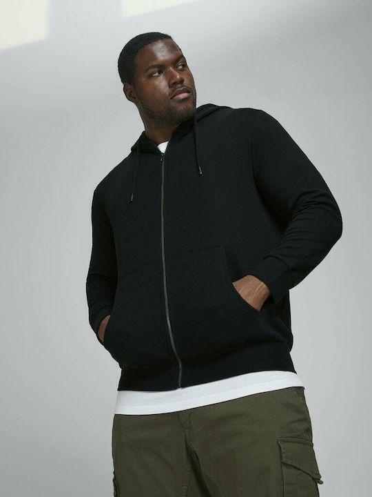 Black Hooded Cardigan