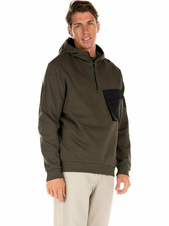 Lyle and Scott Men's Sweatshirt with Hood Khaki