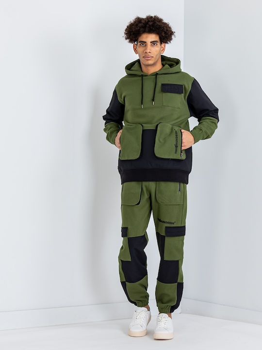 Sweatshirt mit Kapuze Khaki