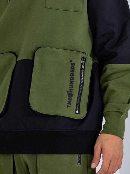 Sweatshirt mit Kapuze Khaki