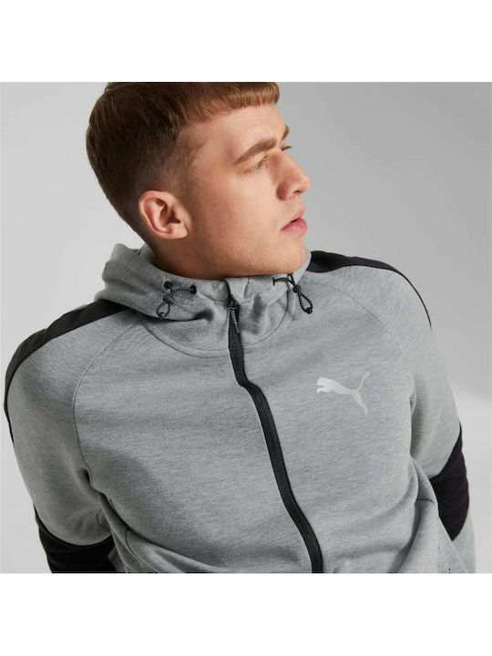 Evostripe Sweatshirt Für Herren Mit Kapuze Grau