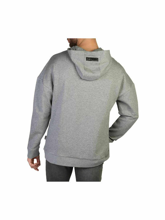 Plein Sport Herren Sweatshirt mit Kapuze Gray