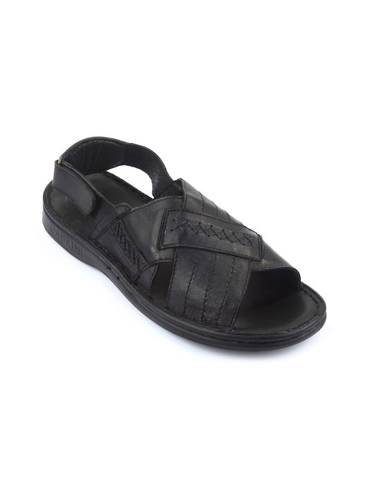 Leather sandals - FSHOES - BLACK