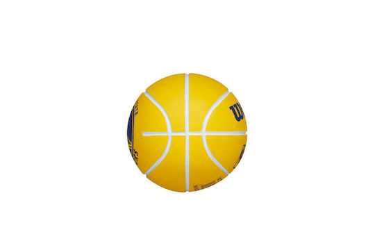 Wilson Nba Dribbler Bskt Gs Warr Kids Ball Basketball Yellow