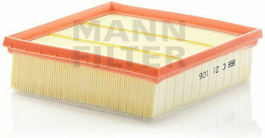 Mann Filter Filtru de Aer Auto pentru Alfa Romeo Mito Fiat Doblo / Grande Punto / Linia / Punct / Punto Evo Opel Combo