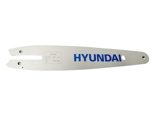 Hyundai Chainsaw Blade Chainsaw Blade 25cm for Chain with Pitch 1/4", Guide Bar Thickness .050"-1.3mm & Number of Drivers 60E HGB08