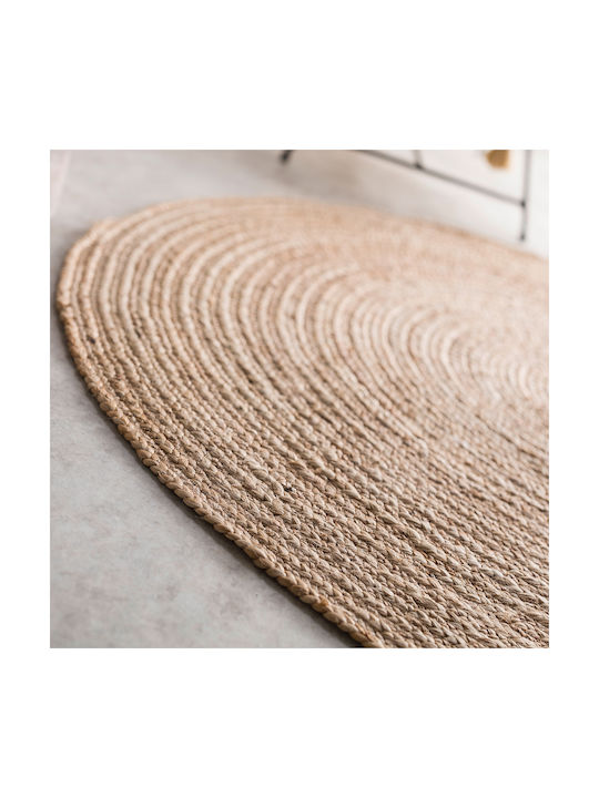 Gofis Home 258 Χαλί Στρογγυλό Καλοκαιρινό Ψάθινο Natural Rundo Φ150cm