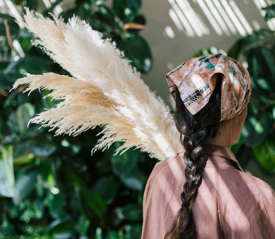 Τεχνητό Διακοσμητικό Κλαδί Pampas grass Λευκό 105cm 3τμχ Andrea House