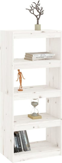 Bibliothek Weiß 60x30x135,5cm