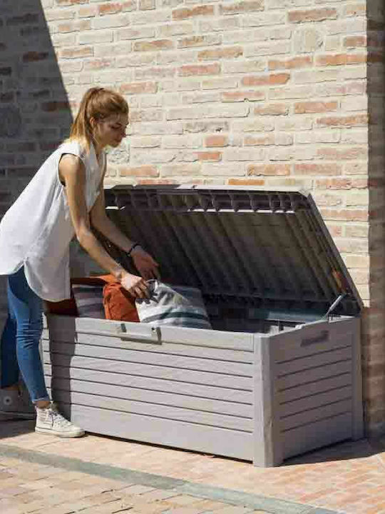 Toomax Cutie de depozitare pentru exterior Florida Plastic 550lt Gri L147xW70xH60buc