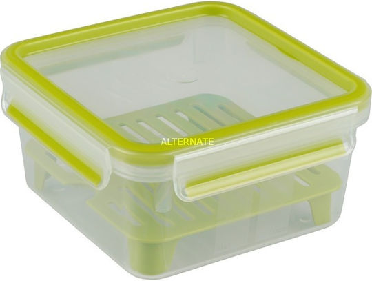 Emsa Clip & Go Δοχείο Φαγητού Πλαστικό Πράσινο 1.3lt