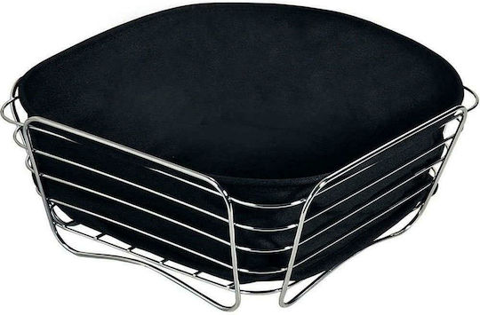 Kesper Coș de pâine Metalic Negru 26x26x11cm