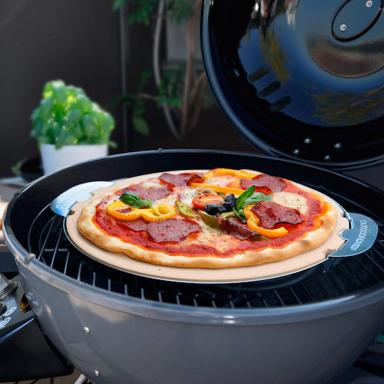 570 Backblech Pizza Beidseitig mit Keramik Wohnung Oberfläche 43.5x43.5x3.5cm