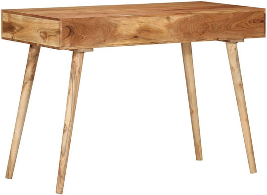 Sekretärin-Schreibtisch aus Massivholz Braun 115x50x76cm