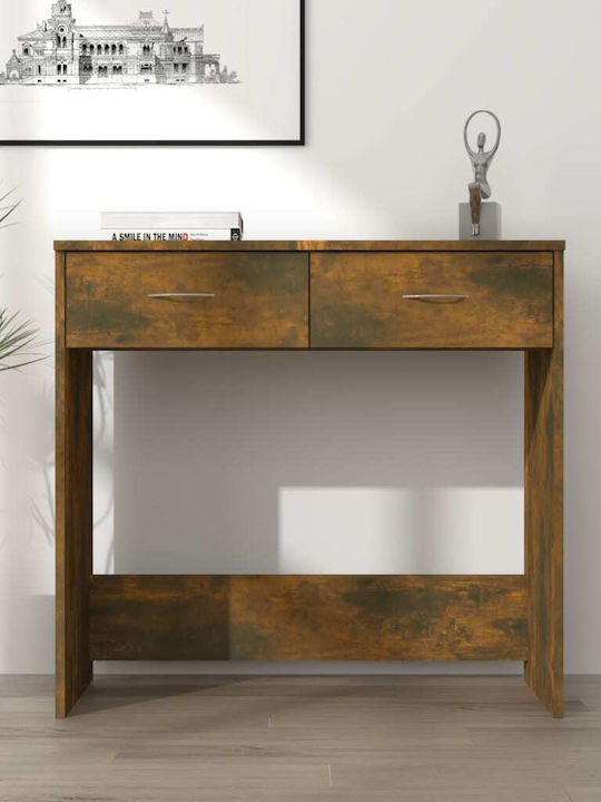 Desk Wooden Smoky Oak 80x40x75cm